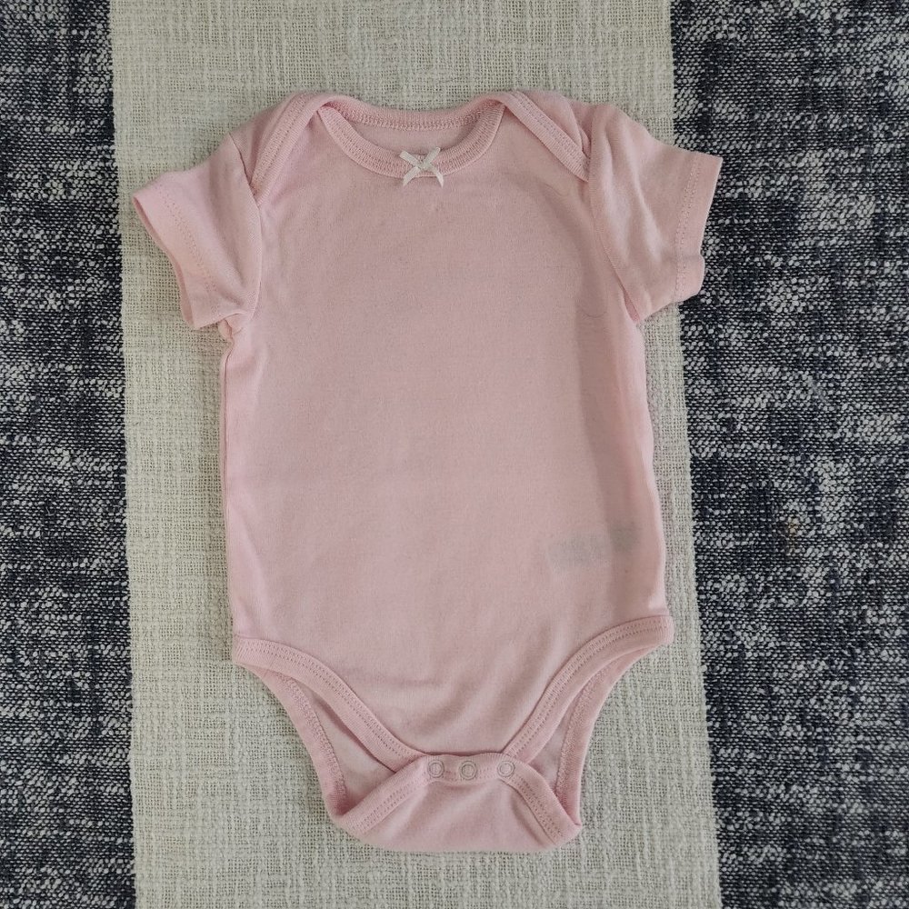 Little Me Pink Onesie (up to 6 months)